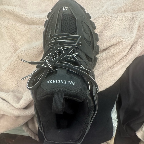 Balenciaga Black Athletic Shoes Modern Design